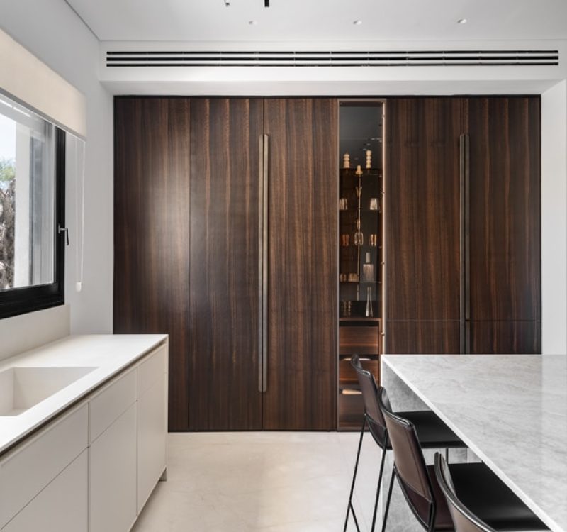 Wood & white